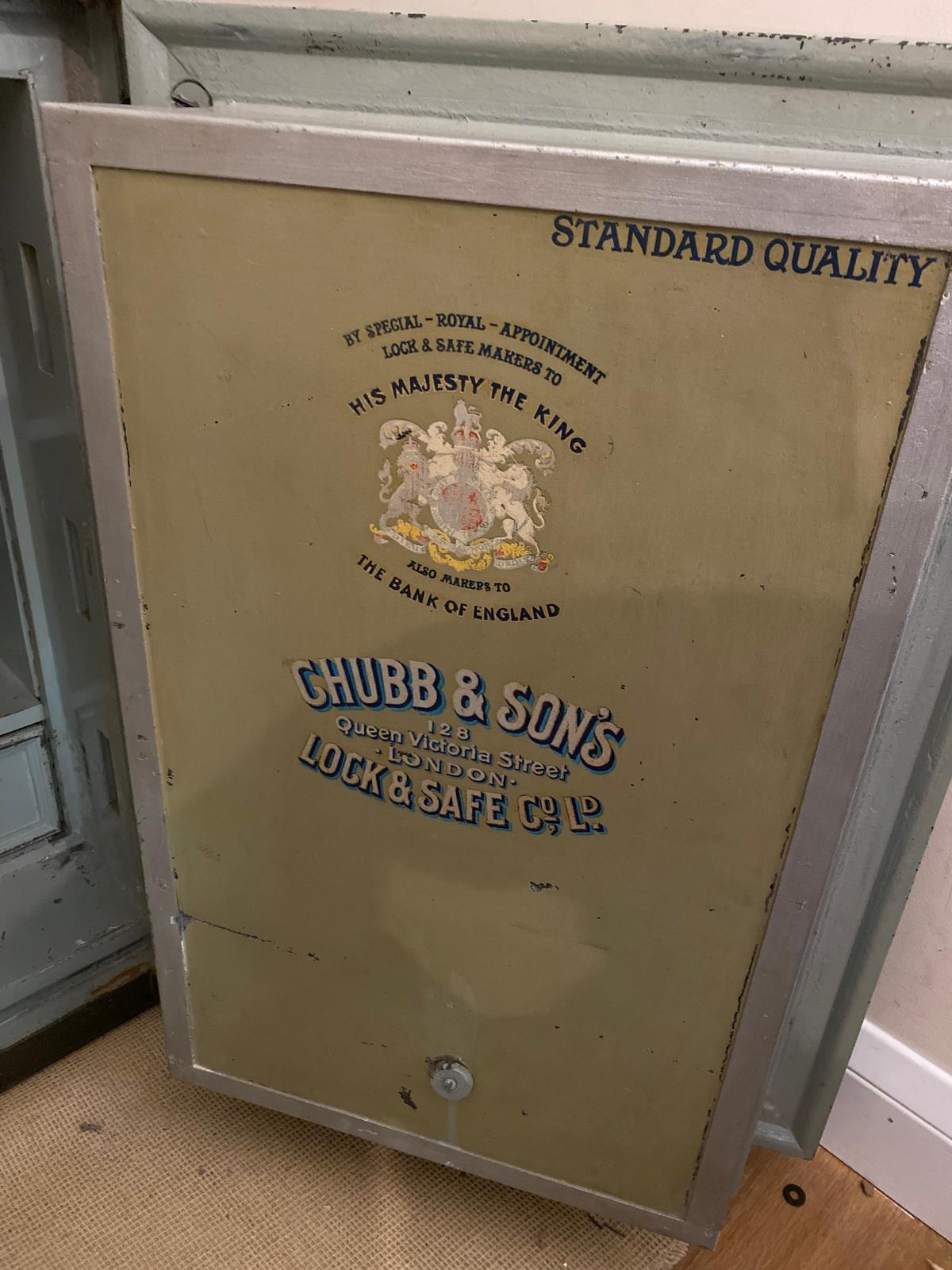 Antique Chubb & Sons safe by Royal Appointment